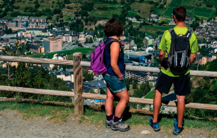 Una imatge de la pàgina web d'Andorra Turisme.
